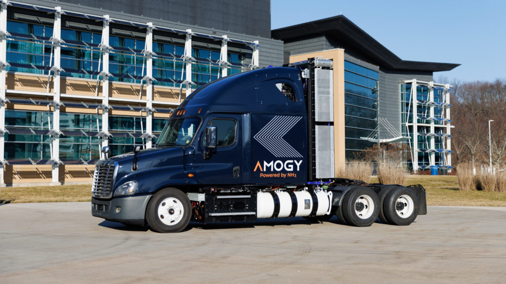 Amogy's ammonia-powered, zero-emission semi-truck